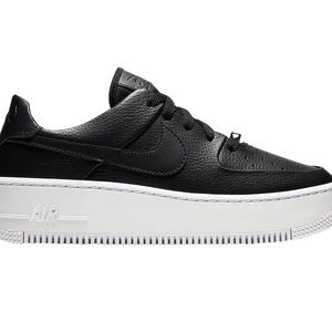 Nike Air Force 1 Black Women's Shoes Size 9